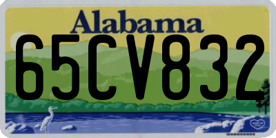 AL license plate 65CV832