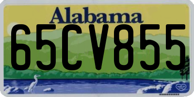 AL license plate 65CV855