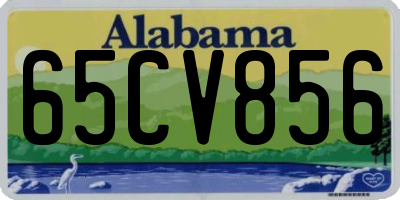 AL license plate 65CV856