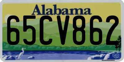 AL license plate 65CV862