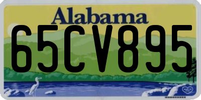 AL license plate 65CV895