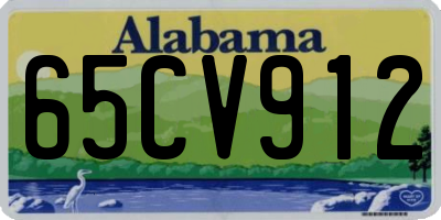AL license plate 65CV912