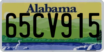 AL license plate 65CV915
