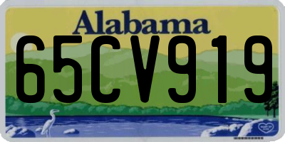 AL license plate 65CV919