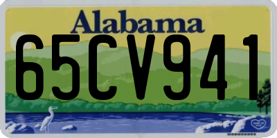 AL license plate 65CV941