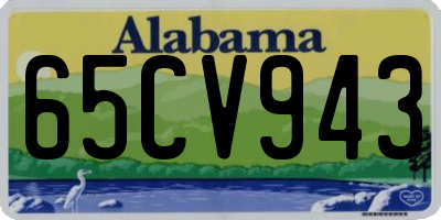 AL license plate 65CV943