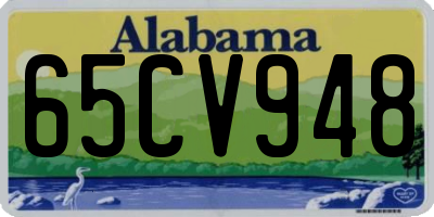 AL license plate 65CV948