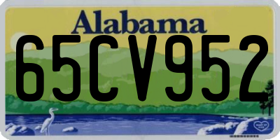 AL license plate 65CV952