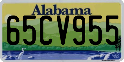 AL license plate 65CV955