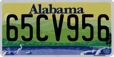 AL license plate 65CV956