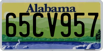 AL license plate 65CV957