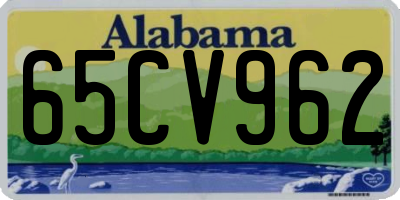 AL license plate 65CV962