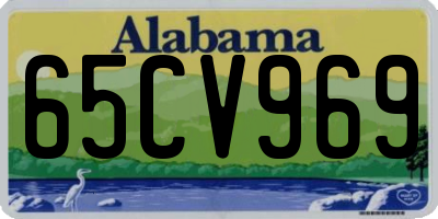 AL license plate 65CV969