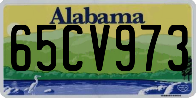 AL license plate 65CV973