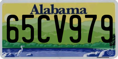 AL license plate 65CV979