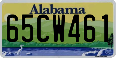 AL license plate 65CW461