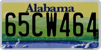 AL license plate 65CW464
