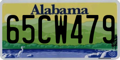 AL license plate 65CW479
