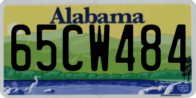 AL license plate 65CW484
