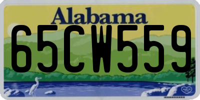 AL license plate 65CW559