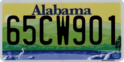 AL license plate 65CW901