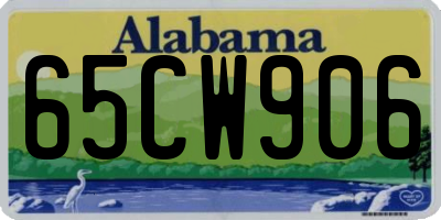 AL license plate 65CW906