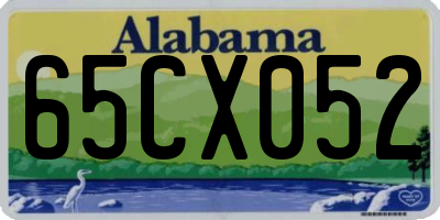 AL license plate 65CX052