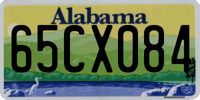 AL license plate 65CX084