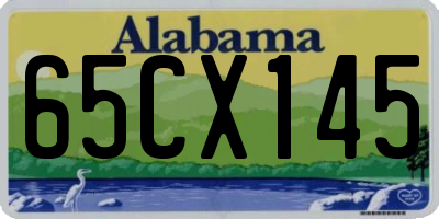 AL license plate 65CX145