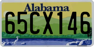 AL license plate 65CX146