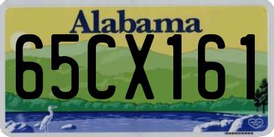 AL license plate 65CX161