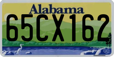 AL license plate 65CX162