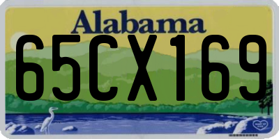 AL license plate 65CX169