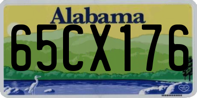 AL license plate 65CX176