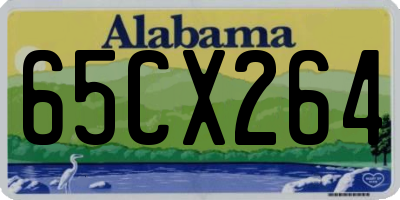 AL license plate 65CX264