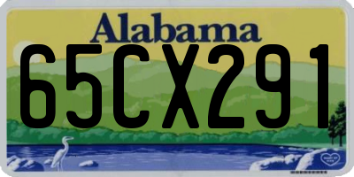 AL license plate 65CX291