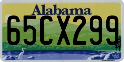 AL license plate 65CX299