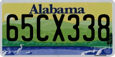 AL license plate 65CX338