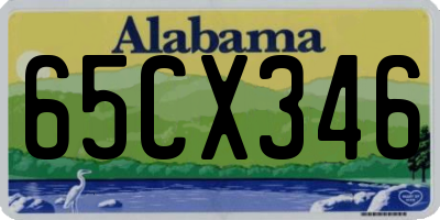AL license plate 65CX346