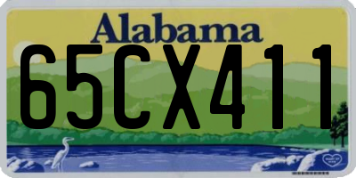 AL license plate 65CX411