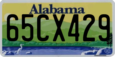 AL license plate 65CX429