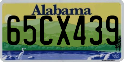 AL license plate 65CX439
