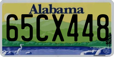 AL license plate 65CX448