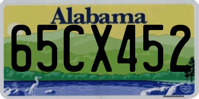 AL license plate 65CX452