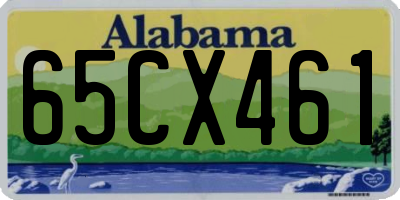 AL license plate 65CX461