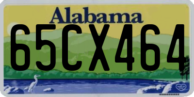 AL license plate 65CX464