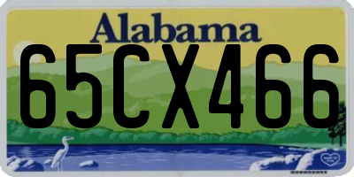 AL license plate 65CX466