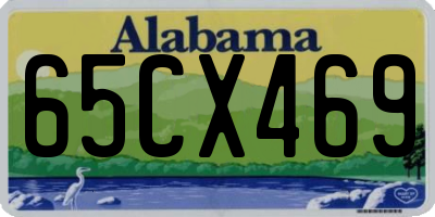 AL license plate 65CX469