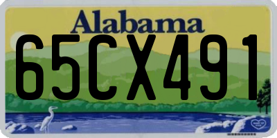 AL license plate 65CX491