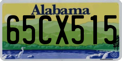 AL license plate 65CX515